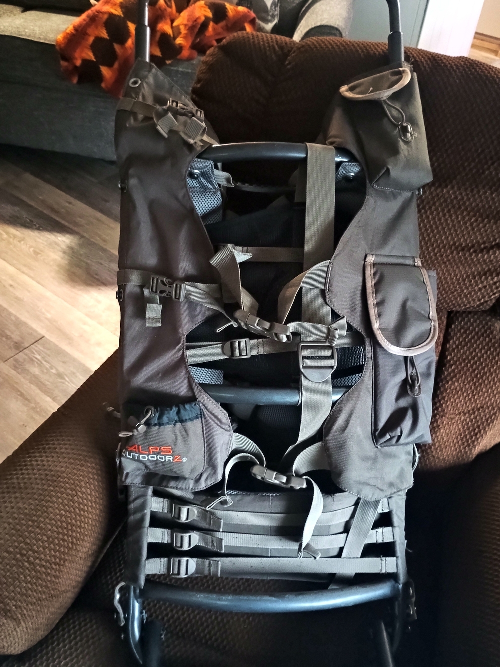 Alps Outdoorz Brown Hiking Frame Pack